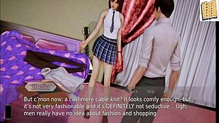 Hey, in academy 71, the hentai game has anime girls with big cocks.