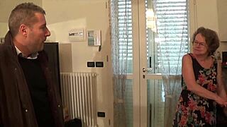 italian slutty old aunt gets pounded by young stud in hardcore.