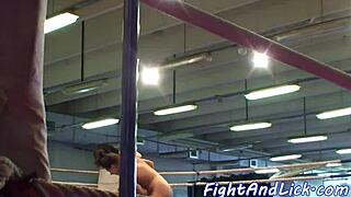 Babe Anally Fingered By Beautiful Lesbian In Wrestling