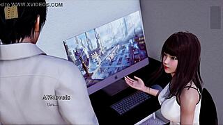 indian woman with big tits and ass in game