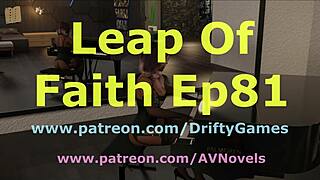 Leap of Faith! Big Cock Pounds Shaved Pussy and Big Ass in Missionary! Wow!