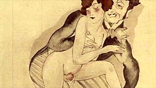 Vintage Erotic Illustration, Can You Believe This Classic Style?!