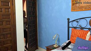 Solo Masturbation In Bedroom With Heels