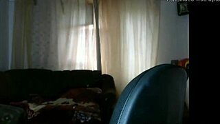 Blonde russian bitch on webcam shows her big tits and ass with passion