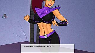 Dc comics hentai features blonde and redhead with big tits dancing and handjob leading to orgasm