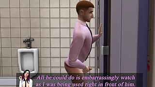 Horny Wife Cheats Right in Front of Husband - DDsims 😈