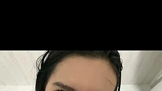 Bathroom Sex Felt So Raw, Cum Splashed All Over My Face