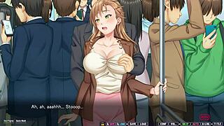 My Naughty Ex-Classmate Trophy Wife Banged on Public Train