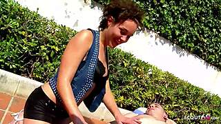 Tiny teen Tania Dola with perky tits seduced me into holiday sex