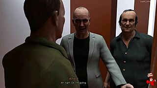 Anna’s exciting affection episode 56: A threesome with older men