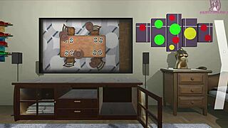 Can you handle this 3D hentai blowbang with curvy dolls riding hard?