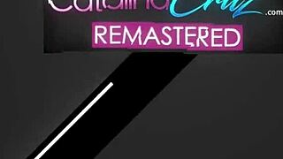 busty wife emilianna's emotional blowjob with cum on tits