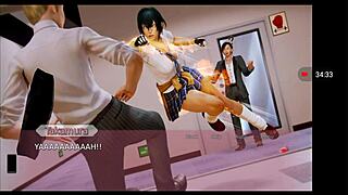 i nevers get mad at this crazy waifu in hg academy part 9