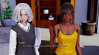 indian woman with big tits and ass in game