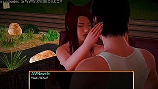 In my new family 394, the teen 18+ shows her big tits.