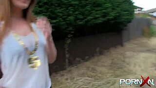 Busty Natural Milf Samantha Bentley In Public