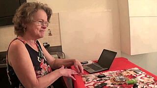 italian slutty old aunt gets pounded by young stud in hardcore.