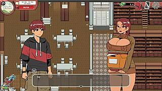 i give a nerdy girl a public handjob in the library for spooky milk life