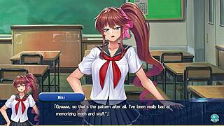 watch the heroine transform and get creampied in this asian hentai blowjob scene with english subs