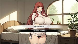 hey, did that redhead curvy girl just get a huge wet creampie in spirit harem?