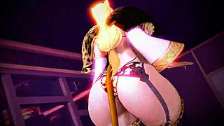 Yo, Kiki’s 3D cartoon walk is pure fire with her cute outfit and sexy moves! 🔥