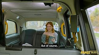 Yo, Check This Petite Redhead Squirting on Big German Dick in Fake Taxi!