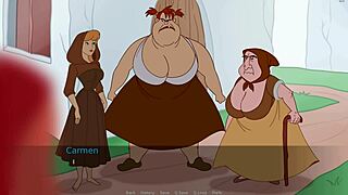 Давай поиграем в горячую 3D игру с Кармен, занимающейся диким сексом