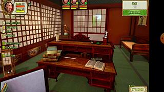 The commoner gets his big ass blown by monster cock in anime