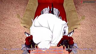 arlecchino's footwork and blowjob dominate in genshin impact pov fantasy