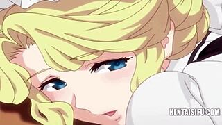 I-I am the dedicated servant surrending to master's desires in hentai