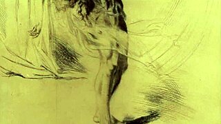 Vintage Erotic Illustration Brings Retro Anime Charm to Life. A Must-See Classic!