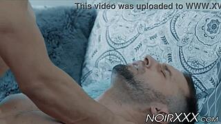 muscular gays doing interracial rimjob and anal hot!