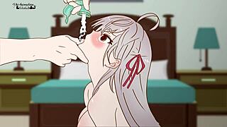 Alya's hidden emotions in Russian hentai parody 2025