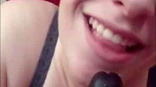 A BDSM-themed sexting experience with dildo play and cock control