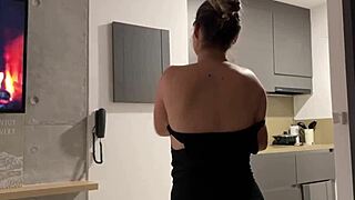 petite step sister, 18, banging stepdad while mom's out, creampie inside?