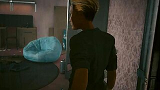 Alex in Laguna Bend sex scene from Cyberpunk 2077 ultra settings
