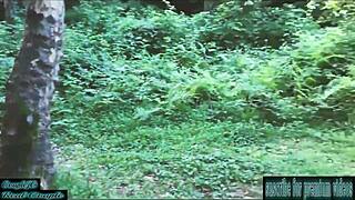 Real sex with tourist in forest tent