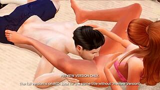 Rally of desire 3d hentai preview with naughty sex