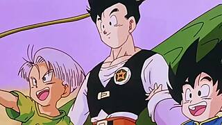 Dragon Ball Z adventure with Bulma and Gohan.