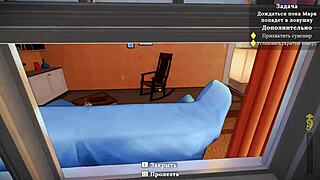 sexy neighbor gets licked and fucked with monster cock outdoors