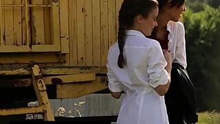 Man, I Can't Believe This Dream Trio With Gorgeous Brunettes. They Ride Me So Good in Spooning!