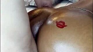 white bull fucks and impregnates hotwife slut in amateur gay scene