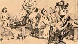 Vintage Erotic Drawings Packed with Raw Sensual Art