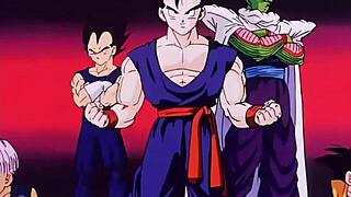 Dragon Ball Z adventure with Bulma and Gohan.