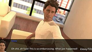 in the spell book pt 2, the slutty housewife teases monster cocks in the neighborhood, leading to outdoor group sex