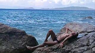 Weekend in Nature Turns Freaky with Old Hairy Monster Cock.