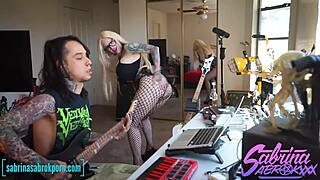 Sabrina Sabrok bent over ass licking blowjob creampie smoking blonde goddess big tits assfucking 😈