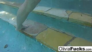 Olivia Has Some Summer Fun in the Pool