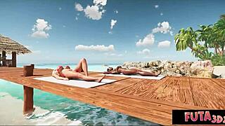 Futa3Dx - Hot Babe Fucked Hard by Two Big Dicked Futa Hotties, Dare to Watch?