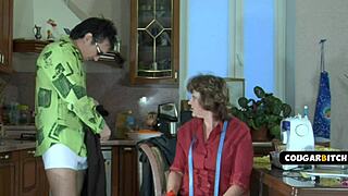 I tried sewing my pants, but things got crazy with shaved cougar